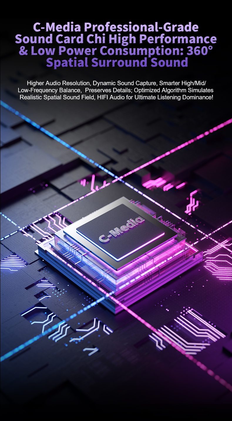 C-Media Audio Chip & 7.1 Surround