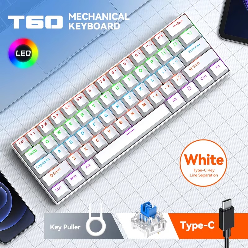 T-WOLF T60 USB Wired Gaming Keyboard thumbnail 3