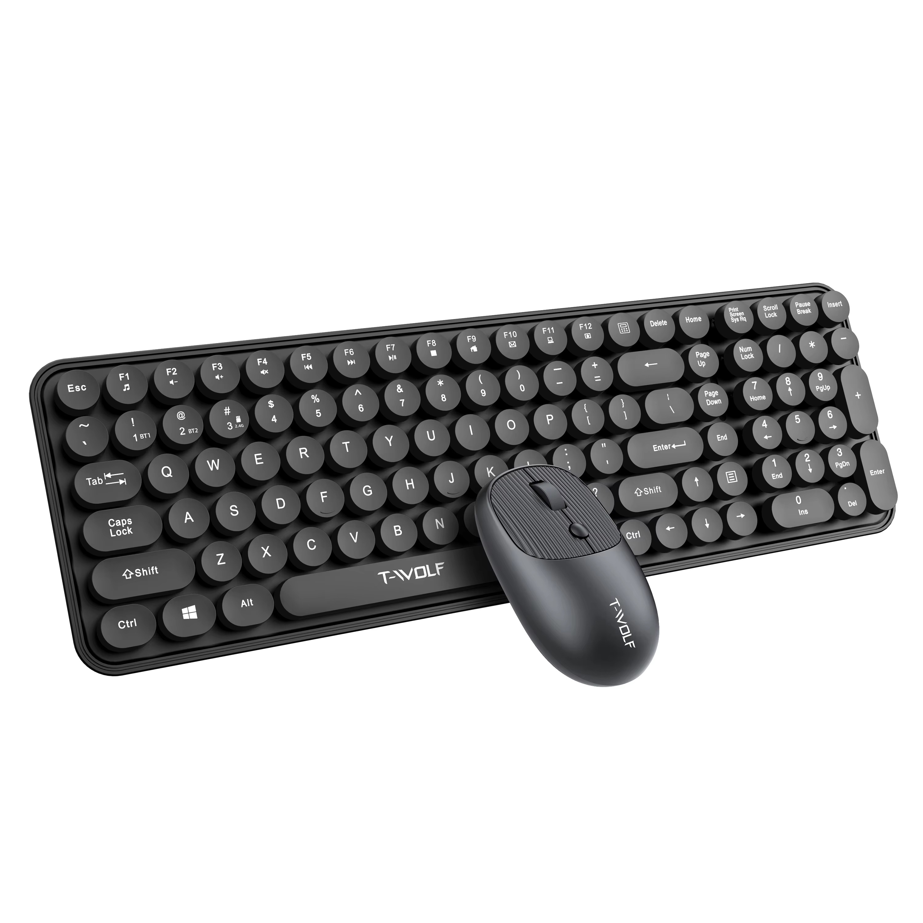 T-WOLF TF350 2.4G Wireless Keyboard & Mouse Combo thumbnail 4