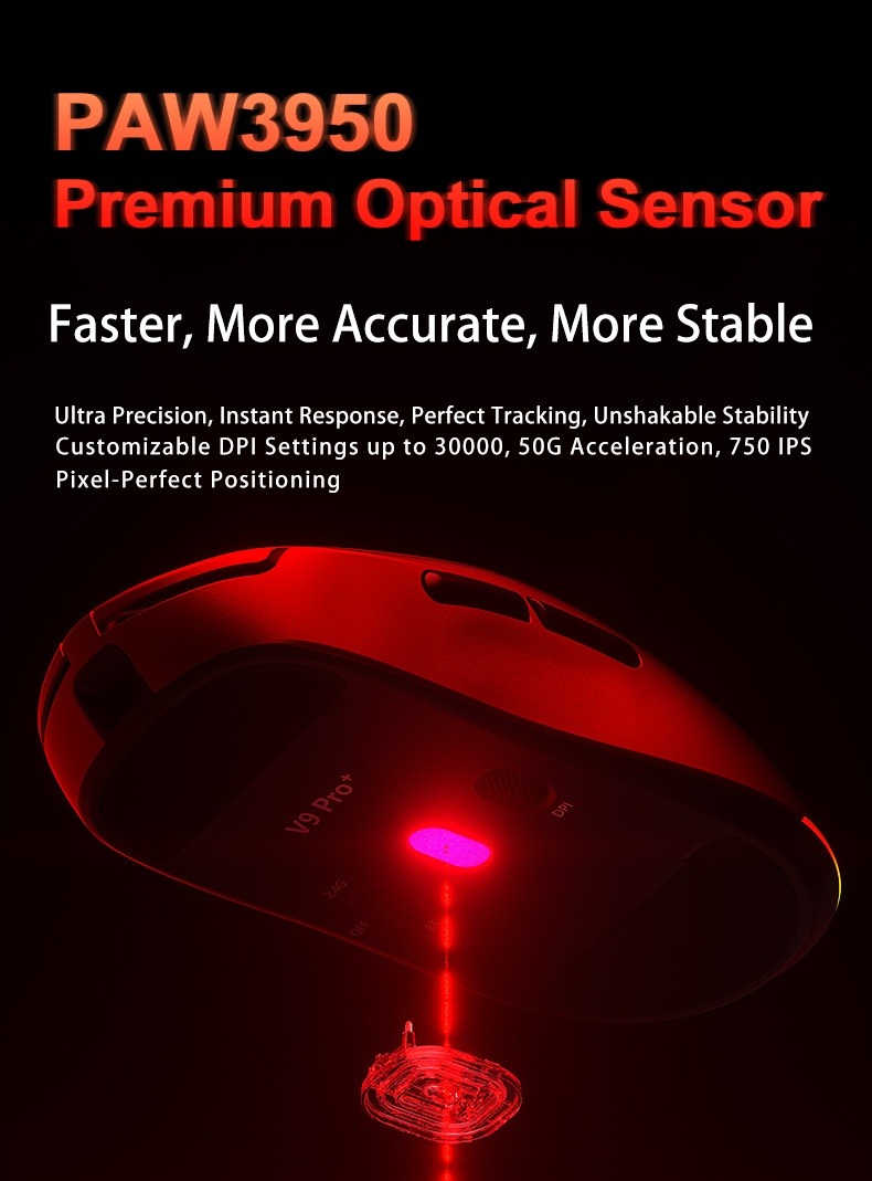 PAW3950 Optical Engine & 8K Polling
