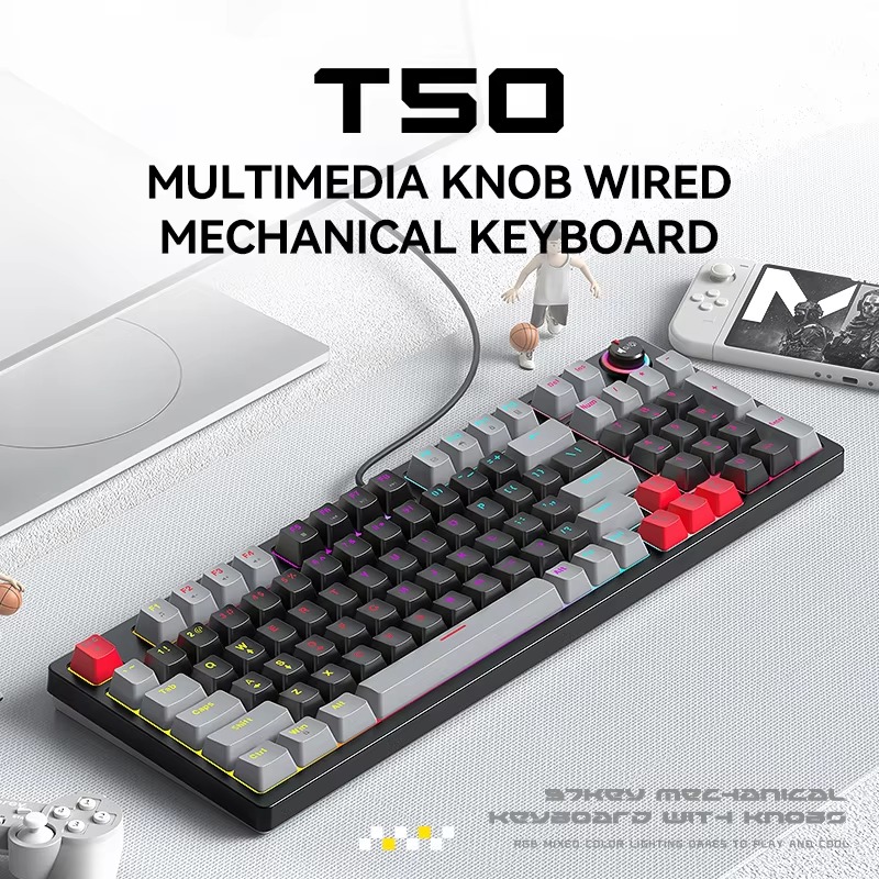 T-Wolf T50  Mechanical Keyboard thumbnail 4